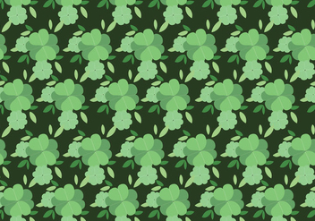 Clover Leaves Background - vector #430273 gratis