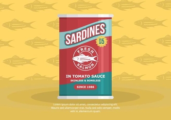 Sardine Background - vector gratuit #430433 