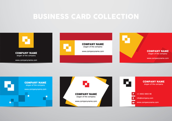 Business Card Collection - vector #430573 gratis