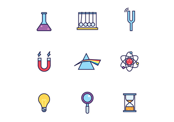 Science Class Icons - Kostenloses vector #431473