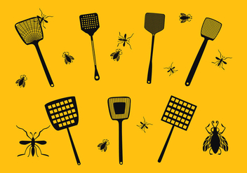 Fly Swatter Icon Free Vector - Free vector #431613