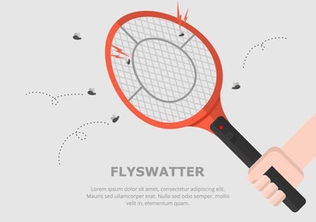 Fly Swatter Background - vector #431623 gratis