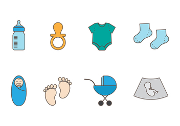 Free Maternity Vector Icons - Free vector #432333
