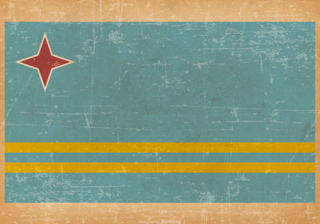Grunge Flag of Aruba - Kostenloses vector #432673