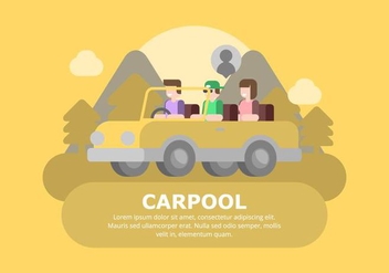 Carpool Background - vector #433013 gratis