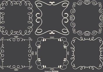 Cute Doodle Frames Collection - Free vector #433363