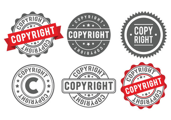 Copyright Stamp Badge - Kostenloses vector #433553