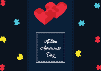 Autism Awareness Day Vector Art - vector gratuit #433633 