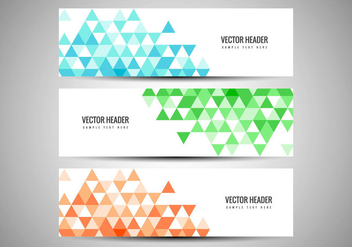 Free Vector Colorful Banners Set - vector gratuit #434093 