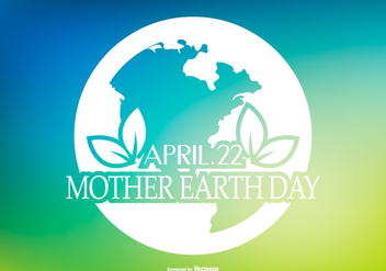 Beautiful Earth Day Illustration - vector #434743 gratis