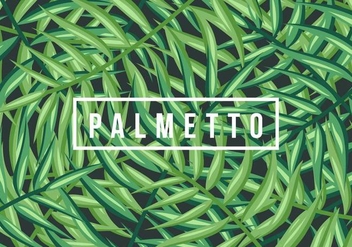 Palmetto Background - vector #435293 gratis
