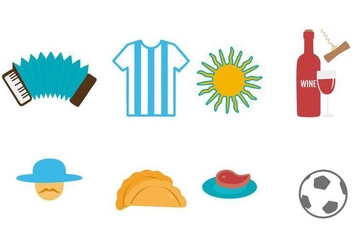 Free Argentina Icons Vector - Free vector #436023