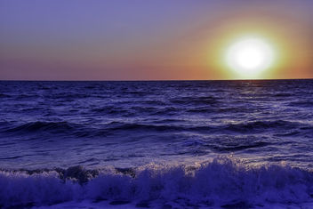 Sunset Over The Waves - Free image #436053