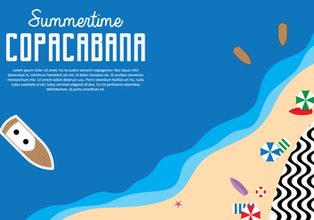 Copacabana Background - vector #436453 gratis