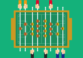 Table Soccer Illustration - vector gratuit #436793 