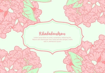 Rhododendron Background - vector #437153 gratis