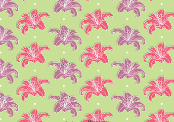 Pink And Purple Rhododendron Flowers Seamless Pattern Vectors - Kostenloses vector #437293