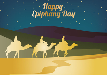 Happy Epiphany Day - vector #437403 gratis