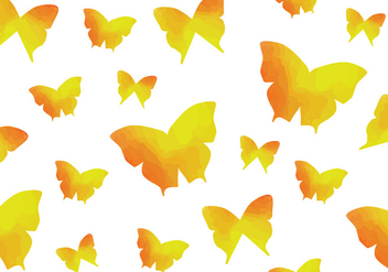 Watercolour Butterfly Seamless Pattern - vector gratuit #437833 