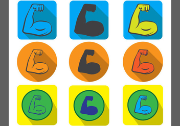 Muscle Vector Icon - Free vector #438593