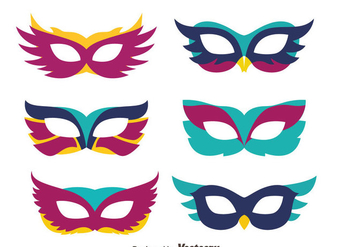 Nice Masquerade Mask Vectors - vector gratuit #439313 