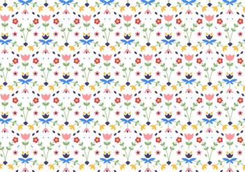 Floral Pattern Illustration - vector gratuit #440033 