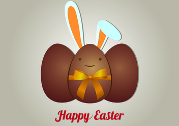 Background Of Chocolate Easter Eggs - бесплатный vector #440243