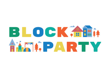 Block party illustration - vector gratuit #440253 
