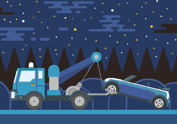 Towing Vector Background - Free vector #440423
