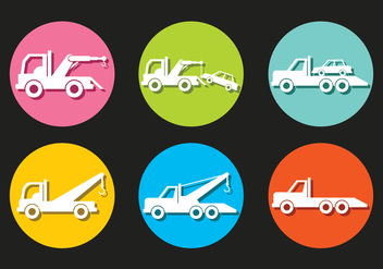 Towing Vector Icons - Free vector #440813