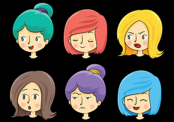 Woman Vector Icons - Free vector #441603