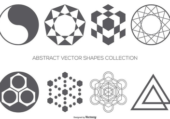 Abstract Vector Shapes Collection - Free vector #442233