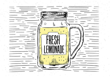 Free Hand Drawn Vector Lemonade Illustration - vector #443233 gratis