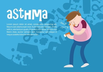 Asthma Background - Kostenloses vector #444693