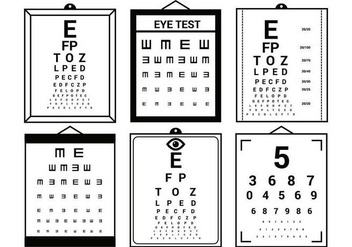 Eye Test vector set - vector gratuit #444983 