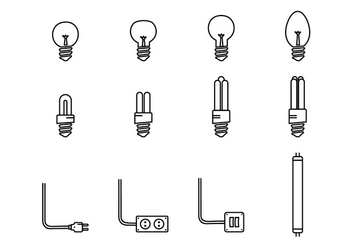 Led Lights Icon - Free vector #445003