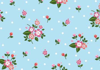 Floral Seamless Pattern - vector gratuit #445313 