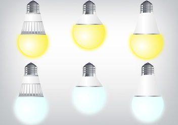 Realistic LED Lighting Vectors - бесплатный vector #445833