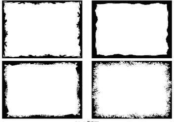 Grunge Photo Edges Collection - Free vector #446343