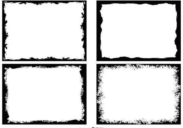 Grunge Photo Edges Collection - Free vector #446343