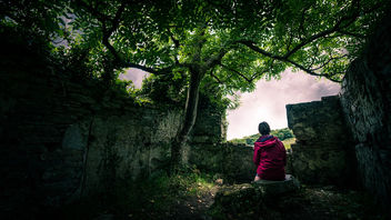 The girl under the tree - Clifden, Ireland - Fine art photography - image gratuit #447073 