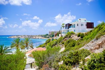 Villa on beach, Cyprus - Free image #449603