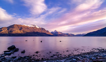 Sunset in Queenstown New Zealand - Kostenloses image #455483