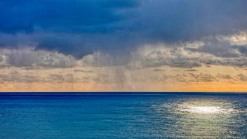 rain over the sea - Free image #458073