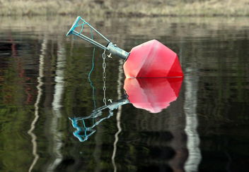 The buoy and spring evening - image gratuit #461083 