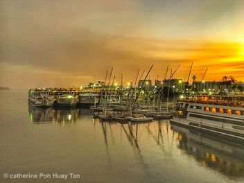 Luxor Pier sunrise, Luxor, Egypt - image gratuit #463623 