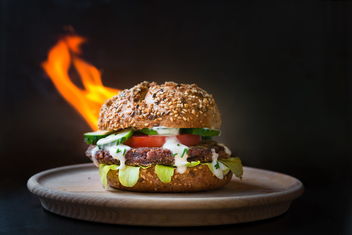 Burger on Fire - Free image #466233