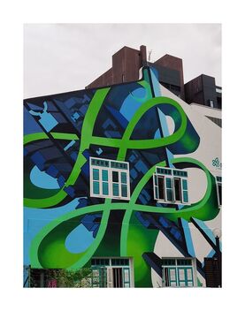 Mural - green pattern - Free image #491983