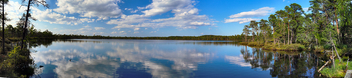 Bog lake panorama. - Free image #498953
