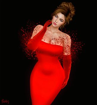 There is something so romantic about red dresses. - бесплатный image #504943